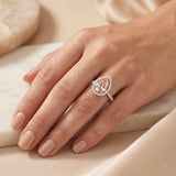 Pear Vivid Pink& Diamond
