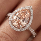 Pear Vivid Pink& Diamond