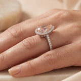 Pear Vivid Pink& Diamond