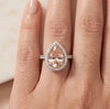 Pear Vivid Pink& Diamond